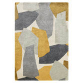 Asiatic Ochre Romy Element Hand-Tufted Indoor/Outdoor Rug