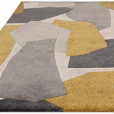 Asiatic Ochre Romy Element Hand-Tufted Indoor/Outdoor Rug