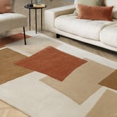 Asiatic Orange Romy Papercut Hand-Tufted Indoor/Outdoor Rug