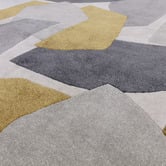 Asiatic Ochre Romy Element Hand-Tufted Indoor/Outdoor Rug