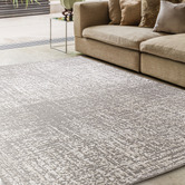 Asiatic Natural Torino Hand-Tufted Wool &amp; Viscose Rug