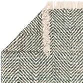 Asiatic Green Vigo Flat Weave Wool-Blend Rug