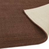 Asiatic Chocolate York Hand-Woven Wool Rug