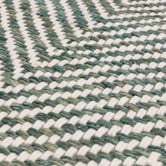 Asiatic Green Vigo Flat Weave Wool-Blend Rug