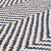 Asiatic Navy Vigo Flat Weave Wool-Blend Rug