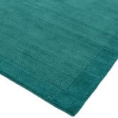 Asiatic Teal York Hand-Woven Wool Rug