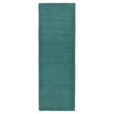 Asiatic Teal York Hand-Woven Wool Runner