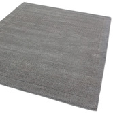 Asiatic Grey York Hand-Woven Wool Rug