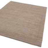 Asiatic Taupe York Hand-Woven Wool Rug
