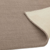 Asiatic Taupe York Hand-Woven Wool Rug