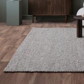 Asiatic Charcoal Zander Hand-Woven Wool-Blend Rug