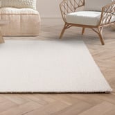 Asiatic Ivory Zander Hand-Woven Wool-Blend Rug