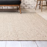 Asiatic Oyster Zander Hand-Woven Wool-Blend Rug