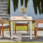 Warwilla Living Rome Teak Wood Outdoor Dining Table