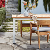 Warwilla Living Rome Teak Wood Outdoor Dining Table