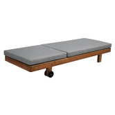 Warwilla Living Rome Teak Wood Sun Lounge