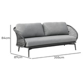 Warwilla Living 2 Seater Verona Outdoor Sofa