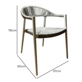 Warwilla Living Serena Outdoor Dining Chairs