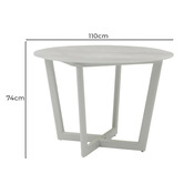 Warwilla Living Verona Round Outdoor Dining Table