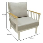 Warwilla Living 5 Seater Arosa Outdoor Lounge Set
