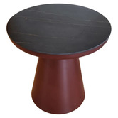 Warwilla Living Burgundy Nina Outdoor Side Table