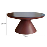 Warwilla Living Burgundy Nina Outdoor Coffee Table