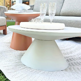 Warwilla Living Sandstone Nina Outdoor Side Table