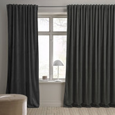Drapes &amp; Co Eton Room Darkening Multi Header Single Panel Curtain