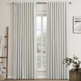 Drapes &amp; Co Calgary Blockout Multi Header Single Panel Curtain