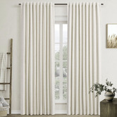 Drapes &amp; Co Calgary Blockout Multi Header Single Panel Curtain