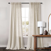 Drapes &amp; Co Palmo Light Filtering Single Panel Curtain