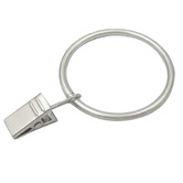 Drapes &amp; Co Innov Drape Steel Curtain Rings with Clip