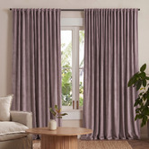 Drapes &amp; Co Eton Room Darkening Multi Header Single Panel Curtain