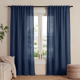 Drapes &amp; Co Palmo Light Filtering Single Panel Curtain