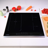 Linarie Appliances Linarie Cannes 60cm Glass Induction Cooktop with 4 Cooking FlexZones