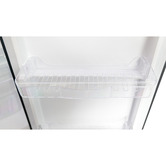 Linarie Appliances Linarie Huez 91Ltr Black Glass Mini Fridge with Built-in Freezer Compartment