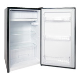 Linarie Appliances Linarie Huez 91Ltr Black Glass Mini Fridge with Built-in Freezer Compartment