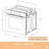 Linarie Appliances Linarie Bordeaux 60cm Stainless Steel Electric Built-in Oven With Pyrolytic Technology