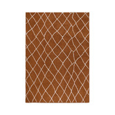Double Brown Joy Machine Washable Rug