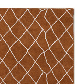 Double Brown Joy Machine Washable Rug
