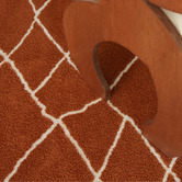 Double Brown Joy Machine Washable Rug