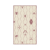 Double Bone Theatre Machine Washable Rug