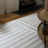 Double Bone Plinth Machine Washable Rug