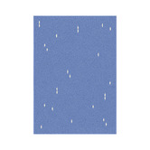 Double Periwinkle Confetti Machine Washable Rug