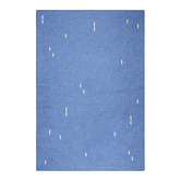 Double Periwinkle Confetti Machine Washable Rug