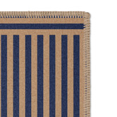 Double Royal Blue Plinth Machine Washable Rug