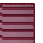 Double Dark Pink Carrel Machine Washable Rug