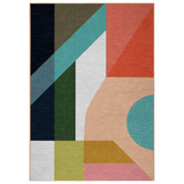 Double Watermelon View Machine Washable Rug