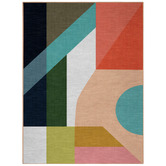 Double Watermelon View Machine Washable Rug