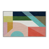Double Watermelon View Machine Washable Rug